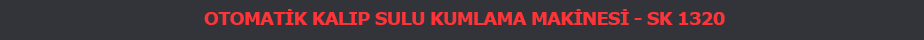 Otomatik Kalıp Sulu Kumlama Makinesi